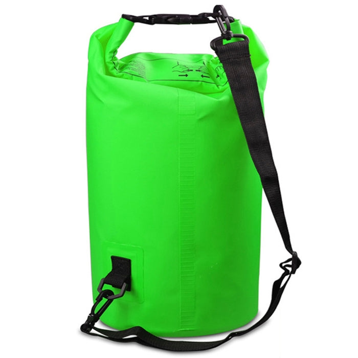 Outdoor Waterproof Single Shoulder Bag Dry Sack PVC Barrel Bag, Capacity: 3L, Capacity: 3L (Black), Capacity: 3L (Dark Blue), Capacity: 3L (Orange), Capacity: 3L (Pink), Capacity: 3L (Green), Capacity: 3L (Sky Blue), Capacity: 3L (Yellow)