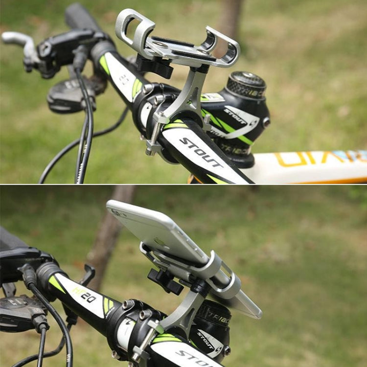 Suporte Universal para Telemóvel de Motociclo e Bicicleta em Liga de Alumínio Fixação Não Rotativa