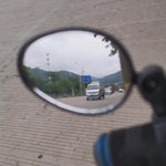 Espelho Retrovisor de Silicone para Bicicleta de Montanha com Liberação Rápida e Rotação de 360 Graus, Espelho Retrovisor
