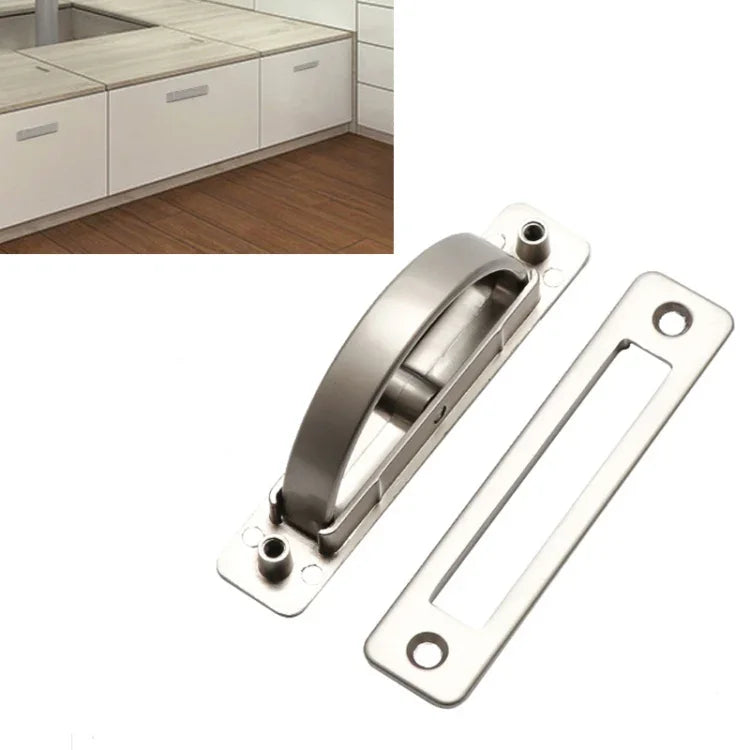 Puxador Simples para Gaveta com Plataforma Tatami, Puxador Invisível, Com Filme Negativo