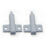 20 PCS Amortecedor Anticolisão para Porta de Armário em Forma de Avião, Amortecedor Traseiro (Cinza), Amortecedor Traseiro (Branco)