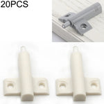 20 PCS Amortecedor Anticolisão para Porta de Armário em Forma de Avião, Amortecedor Traseiro (Cinza), Amortecedor Traseiro (Branco)