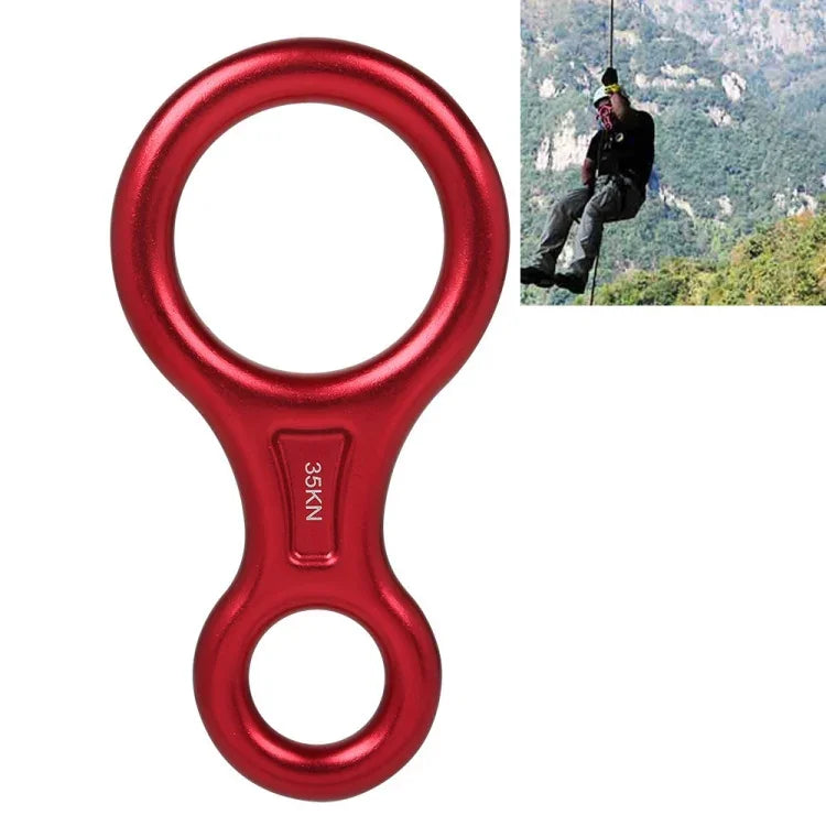 Dispositivo de Descida para Resgate em Escalada Figura 8, Equipamento de Rapel e Segurança (Preto), TP8601P (Preto), TP8601P (Prateado), TP8601P (Vermelho), TP8601P (Azul), TP8601P (Dourado), TP8601P (Laranja), TP8601P (Cinza Escuro)