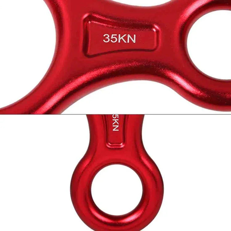 Dispositivo de Descida para Resgate em Escalada Figura 8, Equipamento de Rapel e Segurança (Preto), TP8601P (Preto), TP8601P (Prateado), TP8601P (Vermelho), TP8601P (Azul), TP8601P (Dourado), TP8601P (Laranja), TP8601P (Cinza Escuro)
