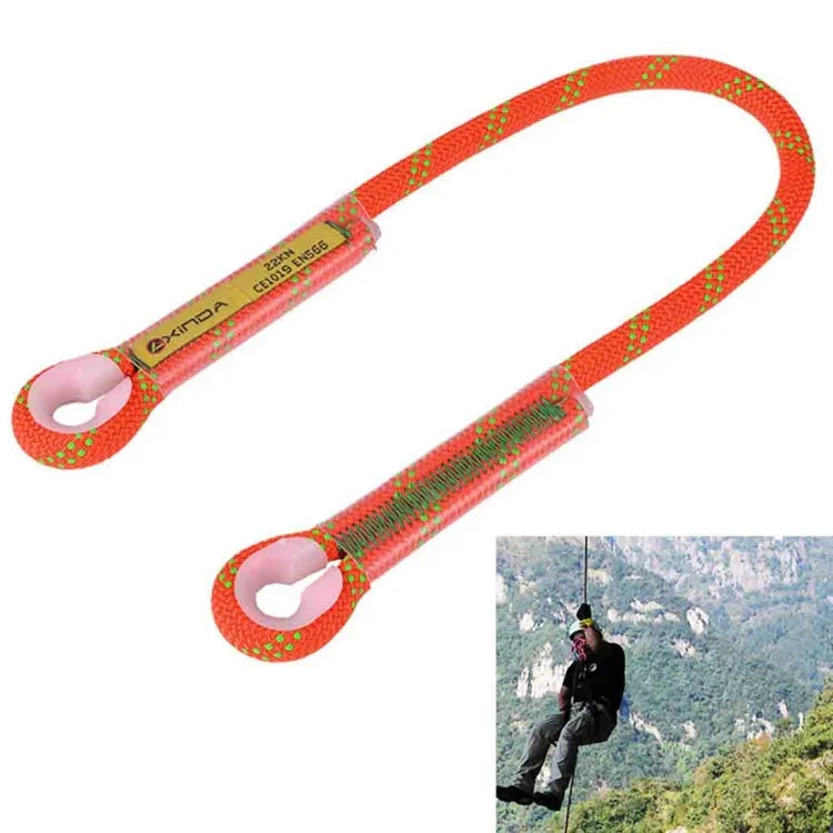 Corda de Proteção para Quedas em Escalada, Rapel e Montanhismo ao Ar Livre, Comprimento: 60cm, Comprimento: 60cm