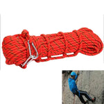Corda auxiliar para escalada, corda estática de segurança para resgate, comprimento: 15m, diâmetro: 10mm, comprimento: 15m, diâmetro: 10mm