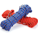 Corda auxiliar para escalada, corda estática de segurança para resgate, comprimento: 15m, diâmetro: 10mm, comprimento: 15m, diâmetro: 10mm