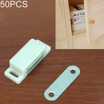 50 PCS de Ventosas Magnéticas Fortes de Plástico para Porta de Armário, Roupeiro, Estante, Acessórios para Casa, Tamanho: S, S