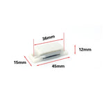 50 PCS de Ventosas Magnéticas Fortes de Plástico para Porta de Armário, Roupeiro, Estante, Acessórios para Casa, Tamanho: S, S