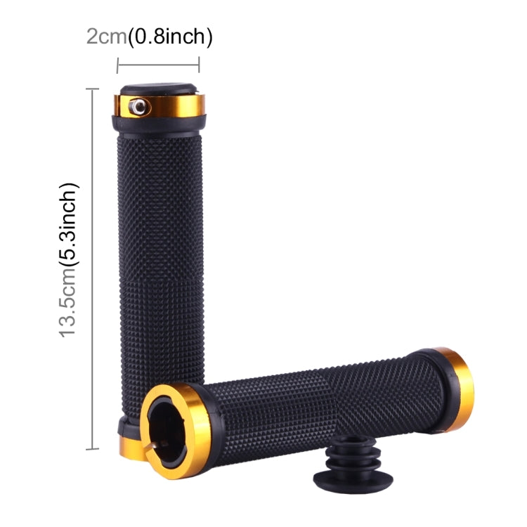 OQSPORT 2 Peças de Punhos para Guiador de Bicicleta com Trava Bilateral, Barril Reto MTB, Antiderrapante, OQSPORT, 801