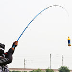 Cana de Pesca Telescópica Portátil para Pesca Marinha de 36cm, Comprimento Estendido: 2,1m, 2,1m