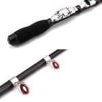 Cana de Pesca Telescópica Portátil para Pesca Marinha de 30cm, Comprimento Estendido: 1,0m, 1,0m