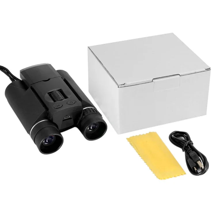 Binóculos com Câmara Digital BD618 10X 25, Vidicon de Foco Longo, Suporta USB 2.0 e Cartão de Memória até 32GB, BD618 10X25