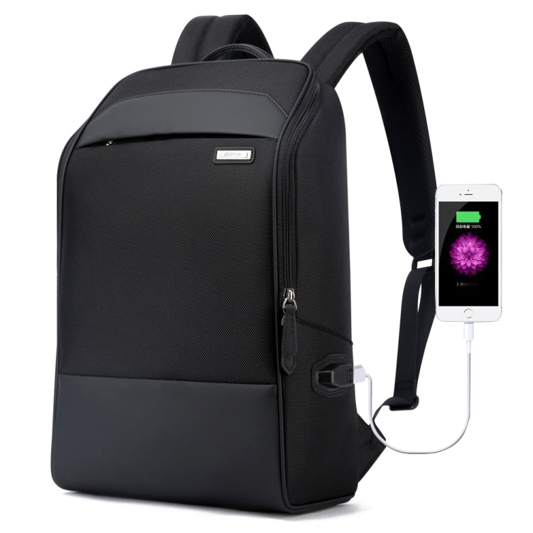 Bopai 751-006881 Mala de Ombro Dupla Empresarial Antirroubo Impermeável de Grande Capacidade, com Porta USB para Carregamento, Tamanho: 30x14x44cm, 751-006881
