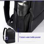 Bopai 751-006881 Mala de Ombro Dupla Empresarial Antirroubo Impermeável de Grande Capacidade, com Porta USB para Carregamento, Tamanho: 30x14x44cm, 751-006881