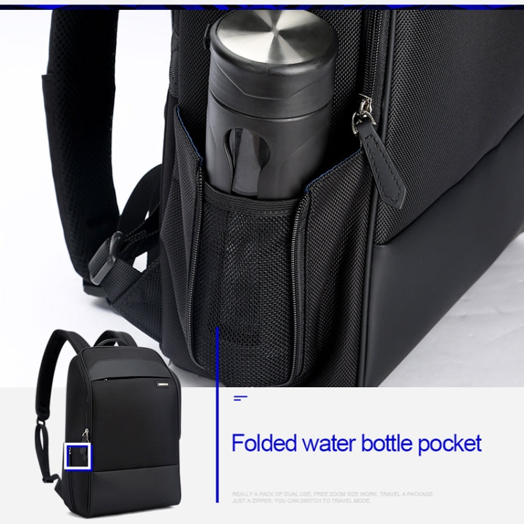 Bopai 751-006881 Mala de Ombro Dupla Empresarial Antirroubo Impermeável de Grande Capacidade, com Porta USB para Carregamento, Tamanho: 30x14x44cm, 751-006881