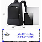 Bopai 751-006881 Mala de Ombro Dupla Empresarial Antirroubo Impermeável de Grande Capacidade, com Porta USB para Carregamento, Tamanho: 30x14x44cm, 751-006881