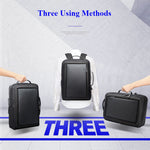 Bopai 751-006551 Mochila Empresarial Casual de Grande Capacidade e Respirável para Portátil com Interface USB Externa, Tamanho: 30 x 12 x 44cm, 751-006551