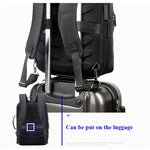 Bopai 751-006551 Mochila Empresarial Casual de Grande Capacidade e Respirável para Portátil com Interface USB Externa, Tamanho: 30 x 12 x 44cm, 751-006551