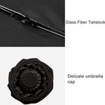 Guarda-chuva automático leve portátil de três dobras impermeável anti-UV