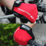 BaseCamp BC-204 Luvas de Ciclismo Meio Dedo em Lycra, Tamanho: M, Tamanho: M