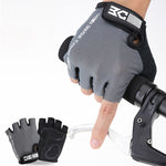 BaseCamp BC-204 Luvas de Ciclismo Meio Dedo em Lycra, Tamanho: XL, Tamanho: XL
