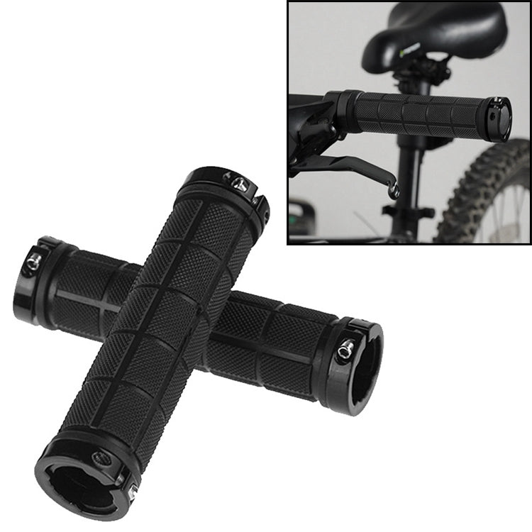BaseCamp BC-607 Par de Punhos de Borracha com Trava para Guiador de Bicicleta MTB, BC-607