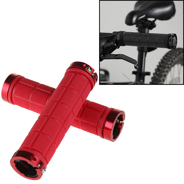 BaseCamp BC-607 Par de Punhos de Borracha com Trava para Guiador de Bicicleta MTB, BC-607