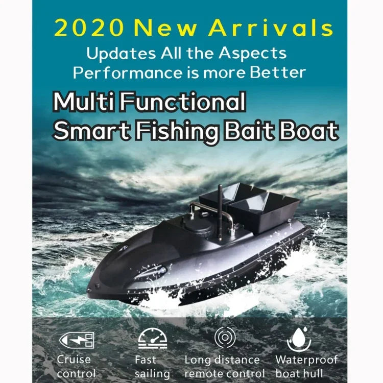Barco de Isco para Pesca com Duplo Armazém Multifuncional e Comando à Distância D13C, D13C