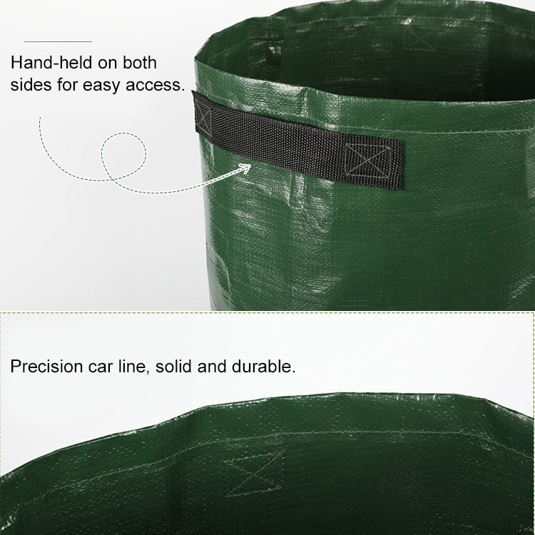 Sacos PE para Plantação de Batatas de 10 Galões, Sacos para Cultivo de Legumes, Suprimentos para Jardim e Quinta, Tamanho: 35cm x 50cm