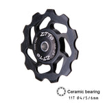 ZTTO 11T 4/5/6 MM desviador de bicicleta com rolamento cerâmico, acessórios para bicicleta