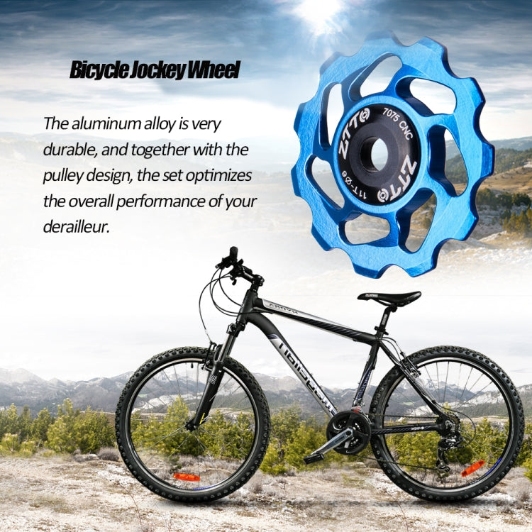 ZTTO 11T 4/5/6 MM desviador de bicicleta com rolamento cerâmico, acessórios para bicicleta
