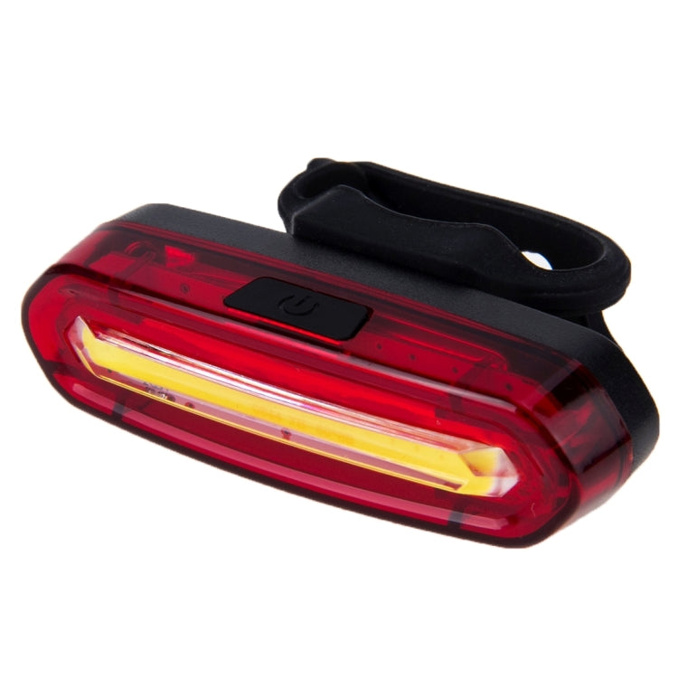 AQY-096 IPX4 luz traseira de bicicleta LED recarregável USB destacável de duas cores, branco e vermelho, azul e vermelho
