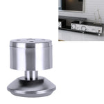 Pé para sofá, móvel ou armário, coluna espessada com acabamento em aço inoxidável escovado, altura: 60mm, 60mm