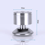 Pé para sofá, móvel ou armário, coluna espessada com acabamento em aço inoxidável escovado, altura: 60mm, 60mm