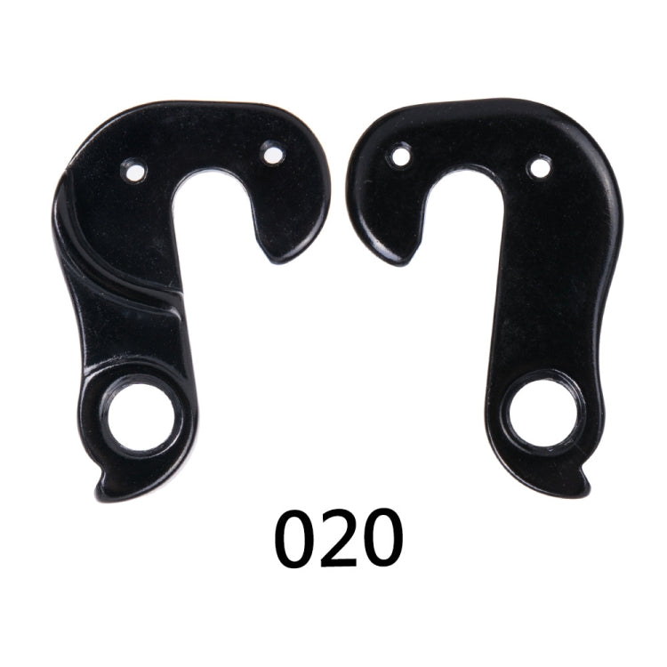 2 peças ZTTO 020 gancho traseiro de desviador traseiro em liga para bicicleta MTB e estrada, 020
