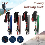 5 Node Portable Foldable Aluminium Alloy Alpenstocks Trekking Poles, Folding Length : 28.5CM, Folding Length : 28.5CM (Black), Folding Length : 28.5CM (Green), Folding Length : 28.5CM (Blue), Folding Length : 28.5CM (Red)