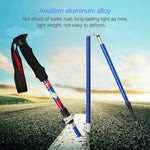 5 Nódulos Bastões de Trekking Dobráveis Portáteis em Liga de Alumínio Alpenstocks, Comprimento Dobrável: 35CM, Comprimento Dobrável: 35CM (Preto), Comprimento Dobrável: 35CM (Verde), Comprimento Dobrável: 35CM (Azul), Comprimento Dobrável: 35CM (Vermelho)