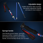 5 Nódulos Bastões de Trekking Dobráveis Portáteis em Liga de Alumínio Alpenstocks, Comprimento Dobrável: 35CM, Comprimento Dobrável: 35CM (Preto), Comprimento Dobrável: 35CM (Verde), Comprimento Dobrável: 35CM (Azul), Comprimento Dobrável: 35CM (Vermelho)