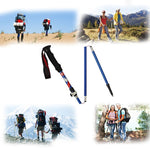 5 Nódulos Bastões de Trekking Dobráveis Portáteis em Liga de Alumínio Alpenstocks, Comprimento Dobrável: 35CM, Comprimento Dobrável: 35CM (Preto), Comprimento Dobrável: 35CM (Verde), Comprimento Dobrável: 35CM (Azul), Comprimento Dobrável: 35CM (Vermelho)