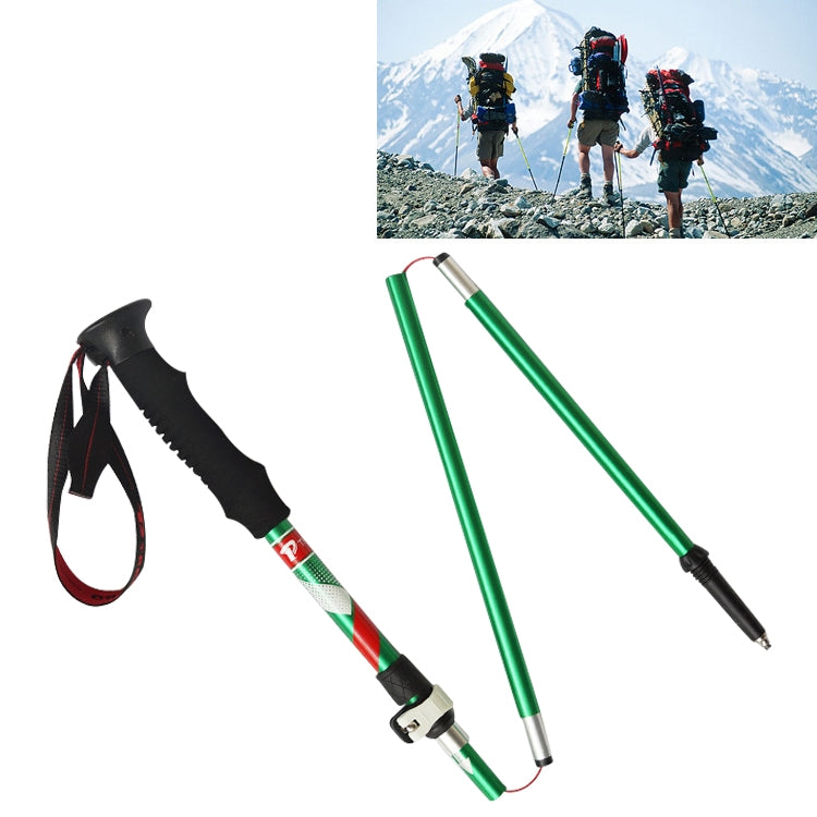 5 Nódulos Bastões de Trekking Dobráveis Portáteis em Liga de Alumínio Alpenstocks, Comprimento Dobrável: 35CM, Comprimento Dobrável: 35CM (Preto), Comprimento Dobrável: 35CM (Verde), Comprimento Dobrável: 35CM (Azul), Comprimento Dobrável: 35CM (Vermelho)