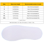 Capa de sapato de PVC de moda antiderrapante impermeável com sola grossa Tamanho: S, Tamanho: S
