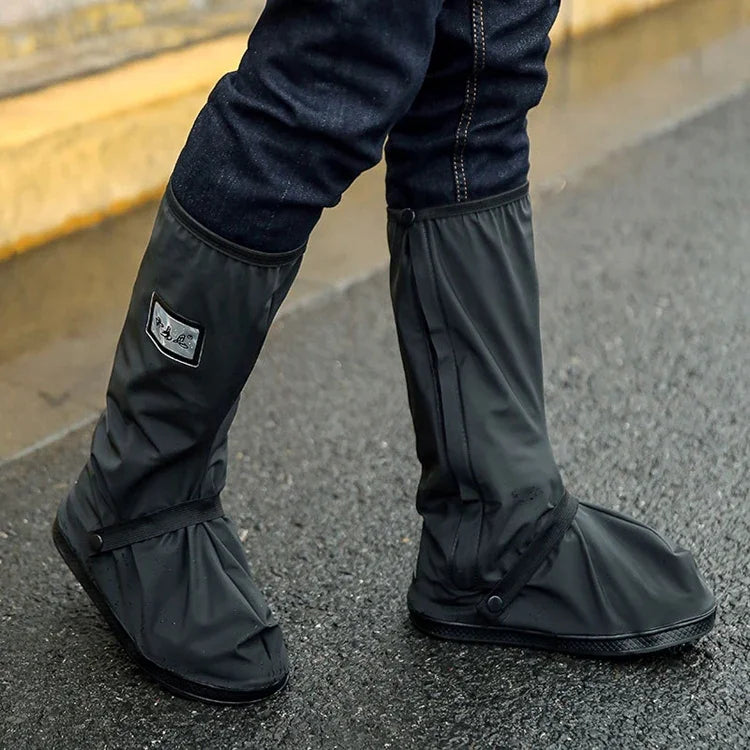 Sapatos de Chuva Reforçados de Cano Alto para Exterior à Prova de Chuva e Neve Tamanho: L, Tamanho: L
