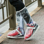 Sapatos de Chuva Reforçados de Cano Alto para Exterior à Prova de Chuva e Neve Tamanho: L, Tamanho: L