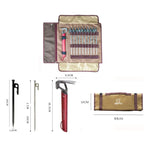 Kit de ferramentas para acessórios de estacas de tenda de campismo exterior AOTU AT6543-2