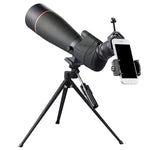 HTK-72 Telescópio Monóculo com Zoom de Visão Noturna de Alta Definição 20x-60x para Camping e Observação de Aves ao Ar Livre, com Tripé, 20 x 60