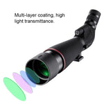 HTK-72 Telescópio Monóculo com Zoom de Visão Noturna de Alta Definição 20x-60x para Camping e Observação de Aves ao Ar Livre, com Tripé, 20 x 60