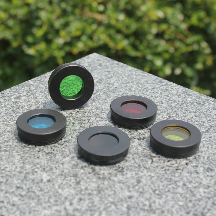 Datyson 5P9954 Acessórios para Telescópio Astronómico Filtro Neutro para Planeta, Lua e Nebulosa 1,25 polegadas, Roxo, Vermelho, Amarelo, Preto, Laranja, Rosa, Verde, Azul