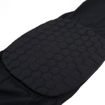 1 PC Suporte Elástico para Joelhos em Lycra Resistente a Colisões, Formato Colmeia, Versão Longa, Tamanho: XL, XL