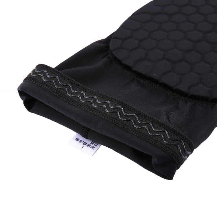 1 PC Suporte Elástico para Joelhos em Lycra Resistente a Colisões, Formato Colmeia, Versão Longa, Tamanho: XL, XL